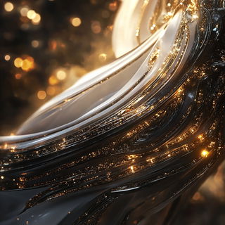Gravurem style, Midjourney V6.1: abstract 3D render