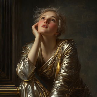Gravurem style, Midjourney V6.1: classical 18th-century oil painting