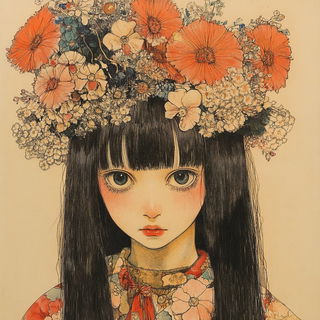 Aeromigradia style, Midjourney V6.1: traditional folk art