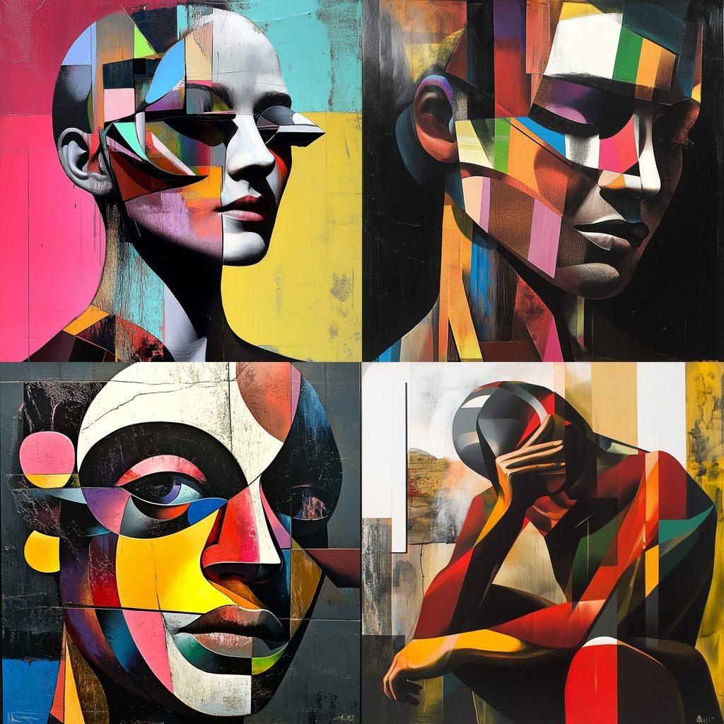 Adam Neate style, Midjourney V6.1, render 1 of 4