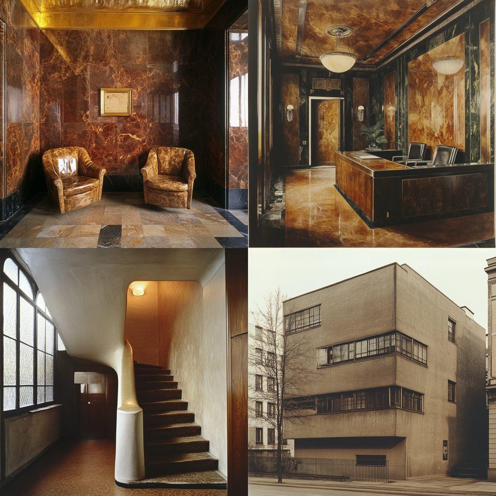 Adolf Loos style, Midjourney V6.1, render 1 of 4
