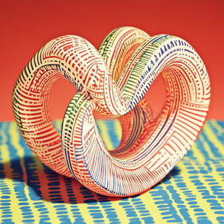 Pressure Marks style, Midjourney V6.1: abstract 3D render