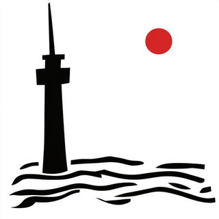 Gearshadowism style, Midjourney V6.1: bold minimalist logo design for Istanbul city municipal services