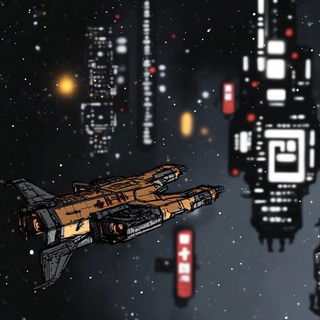 Gearshadowism style, Midjourney V6.1: cinematic shot from sci-fi movie