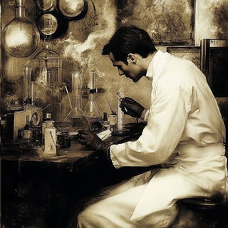 Foliamigrate style, Midjourney V6.1: editorial illustration for popular scientific magazine cover