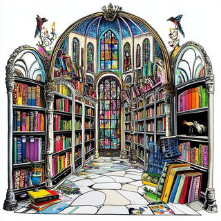 Darkroom Prismcraft style, Midjourney V6.1: Midlibrary