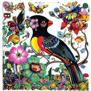 Darkroom Prismcraft style, Midjourney V6.1: traditional folk art