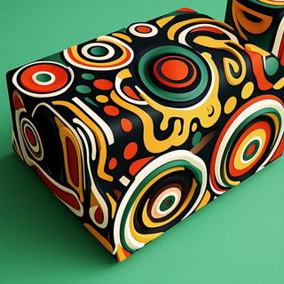 Verandascape style, Midjourney V6.1: abstract 3D render