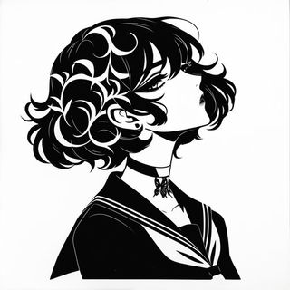 Verandascape style, Midjourney V6.1: black-and-white manga comic strip