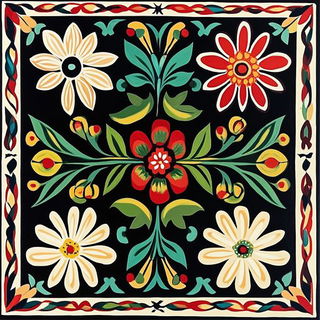 Verandascape style, Midjourney V6.1: creative pattern composition