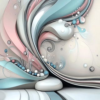 Cloudmolt style, Midjourney V6.1: abstract 3D render