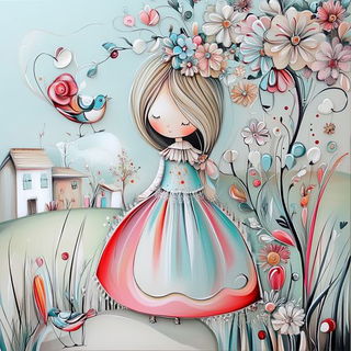 Cloudmolt style, Midjourney V6.1: traditional folk art