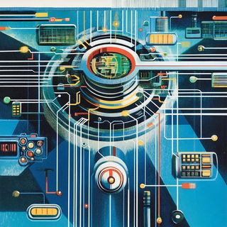 Gilded Bacchanal Engines style, Midjourney V6.1: technical infrastructure blueprint schematics