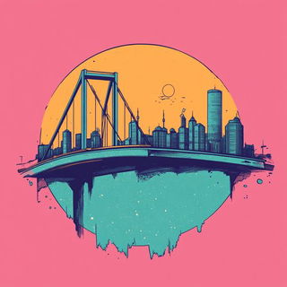 Creamblock Imprint style, Midjourney V6.1: bold minimalist logo design for Istanbul city municipal services
