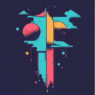 Creamblock Imprint style, Midjourney V6.1: creative pattern composition