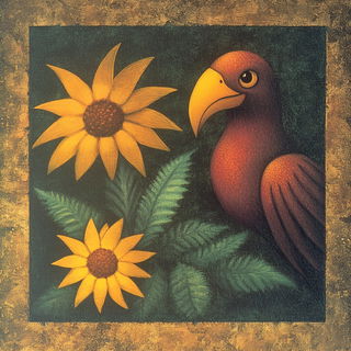 Orange Rook style, Midjourney V6.1: traditional folk art