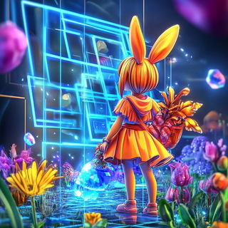 Saturated Fable Machines style, Midjourney V6.1: retro fairy-tale illustration