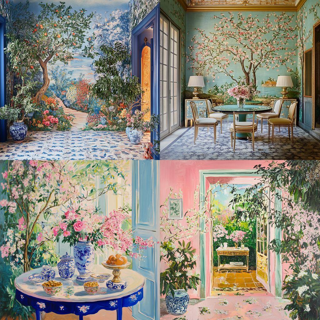 Aerin Lauder style, Midjourney V6.1, render 1 of 4