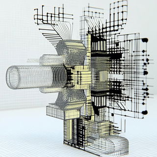 Puppetwire Cataclysm style, Midjourney V6.1: abstract 3D render