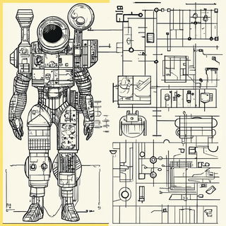 Puppetwire Cataclysm style, Midjourney V6.1: concept art character design of retropunk steam knight