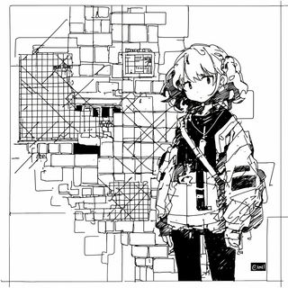 Puppetwire Cataclysm style, Midjourney V6.1: black-and-white manga comic strip