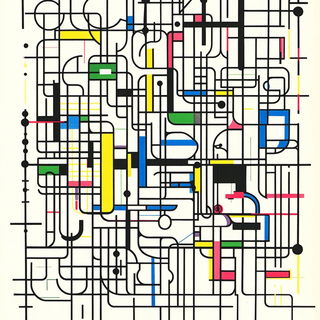 Puppetwire Cataclysm style, Midjourney V6.1: typographic composition with large letters