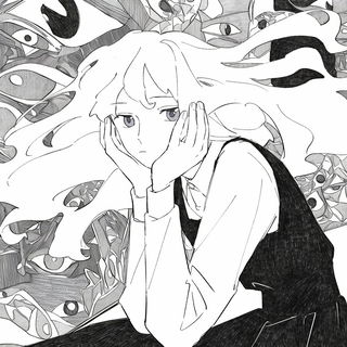 Blueletter Facework style, Midjourney V6.1: black-and-white manga comic strip