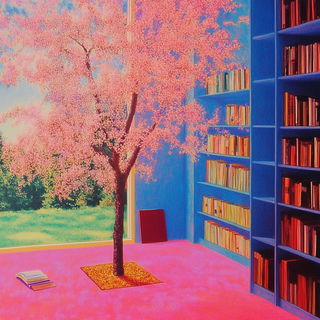 Indigoviolet Monastics style, Midjourney V6.1: Midlibrary