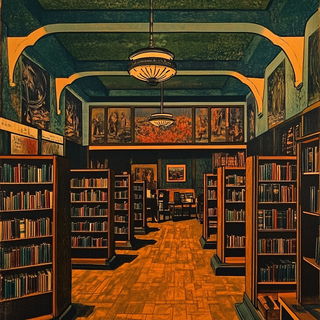 Chromalichen Screenprint style, Midjourney V6.1: Midlibrary