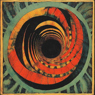 Chromalichen Screenprint style, Midjourney V6.1: creative pattern composition