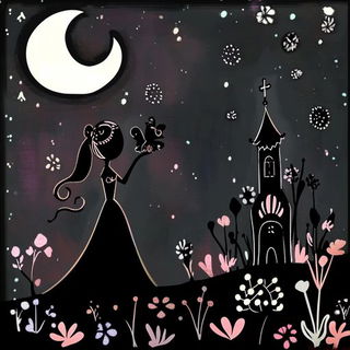 Karstmist style, Midjourney V6.1: retro fairy-tale illustration