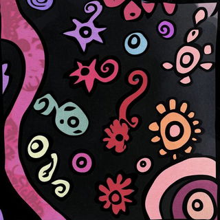 Karstmist style, Midjourney V6.1: creative pattern composition
