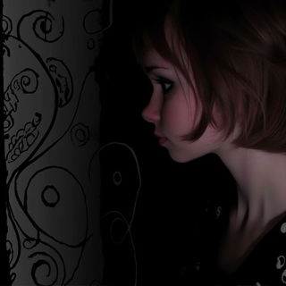 Karstmist style, Midjourney V6.1: photographic portrait of female protagonist
