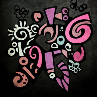 Karstmist style, Midjourney V6.1: typographic composition with large letters