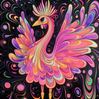 Vaporvale style, Midjourney V6.1: traditional folk art