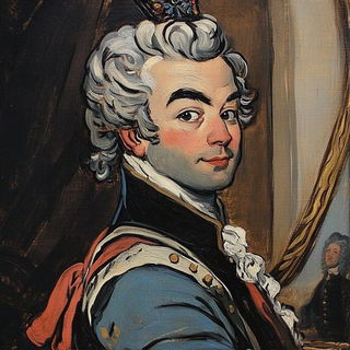 Anatomelux style, Midjourney V6.1: classical 18th-century oil painting