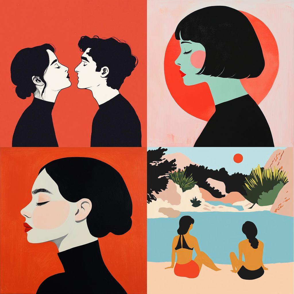 Agathe Sorlet style, Midjourney V6.1, render 1 of 4