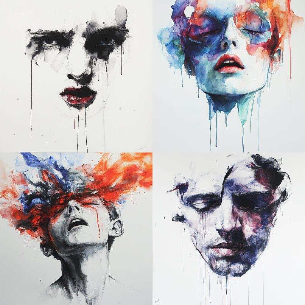 Agnes Cecile style, Midjourney V6.1, render 1 of 4
