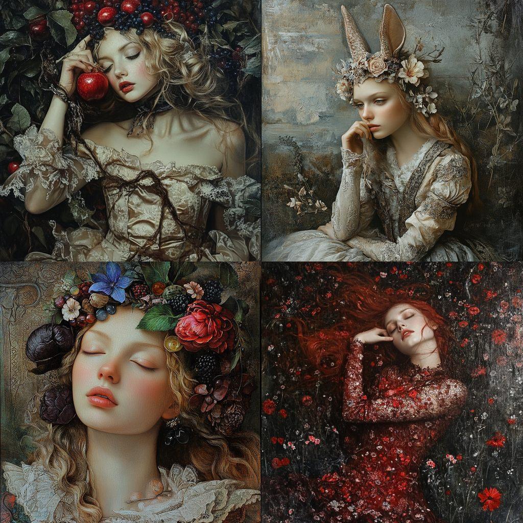 Agnieszka Lorek style, Midjourney V6.1, render 1 of 4