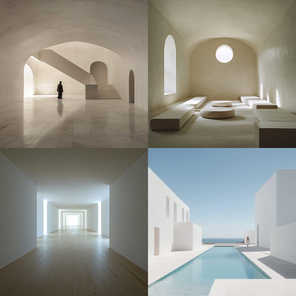 Aires Mateus style, Midjourney V6.1, render 1 of 4