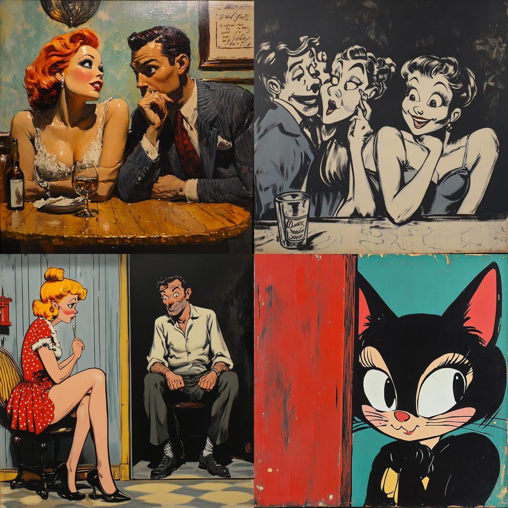 Al Capp style, Midjourney V6.1, render 1 of 4