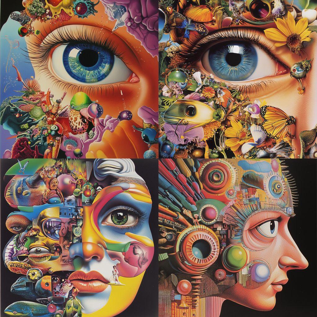 Alan Aldridge style, Midjourney V6.1, render 1 of 4