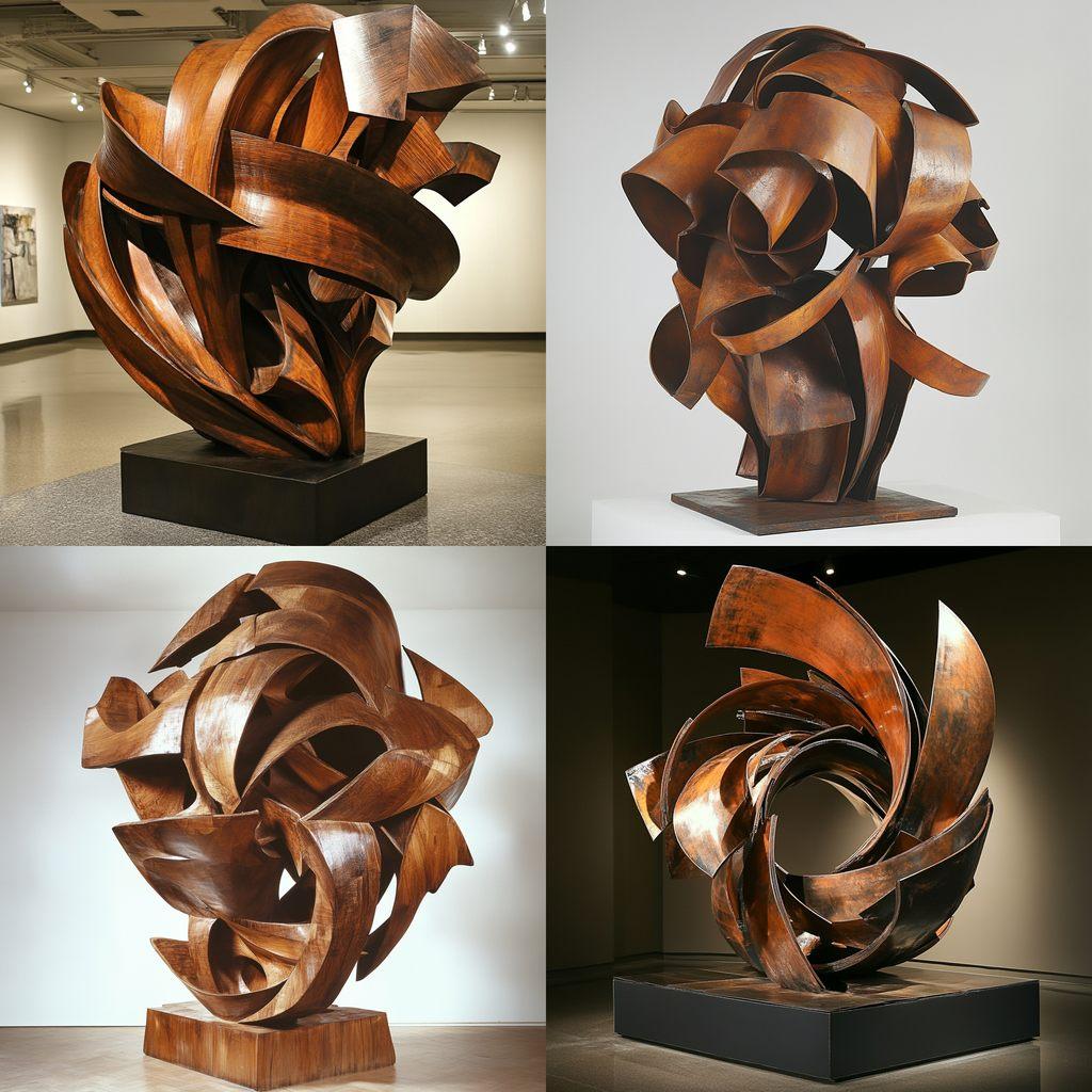 Albert Paley style, Midjourney V6.1, render 1 of 4