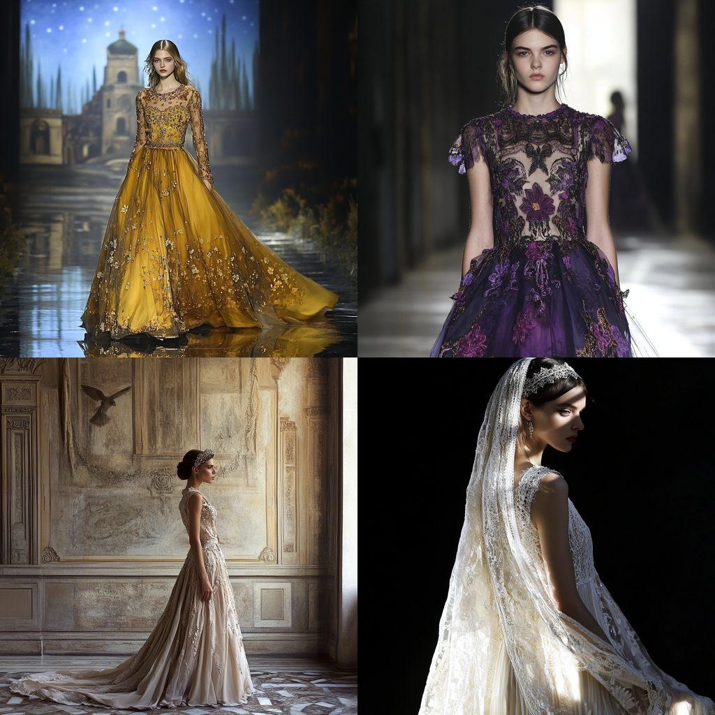 Alberta Ferretti style, Midjourney V6.1, render 1 of 4