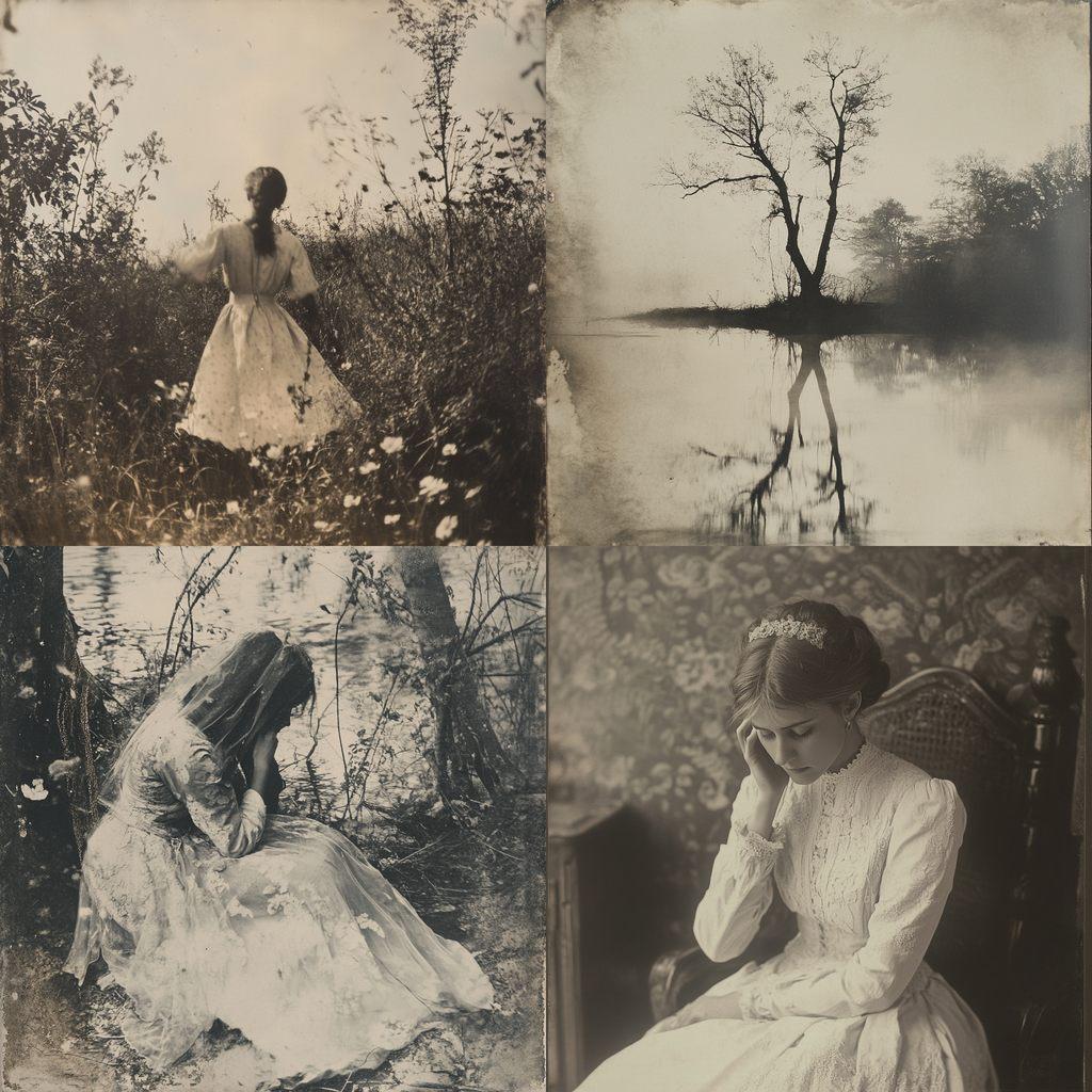 Albumen print style, Midjourney V6.1, render 1 of 4