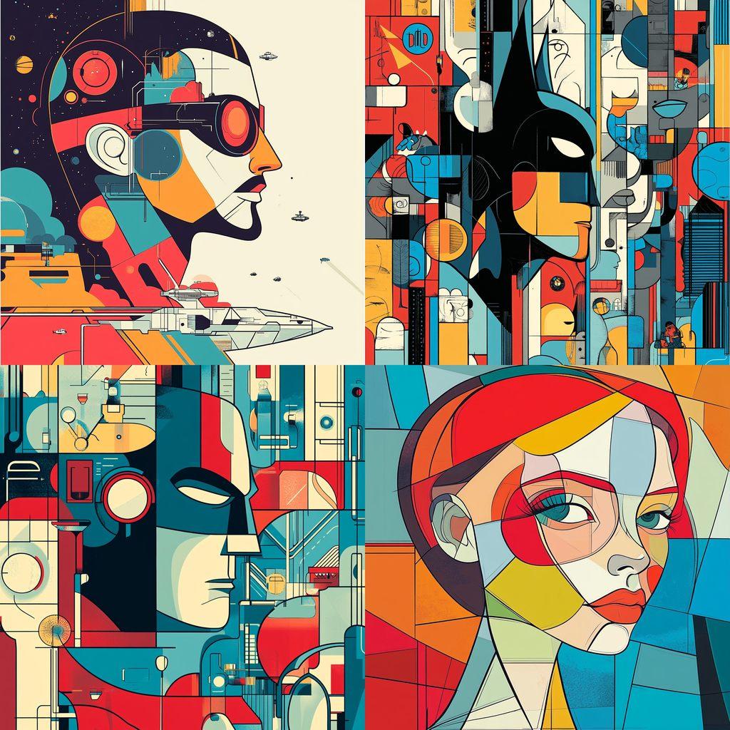 Ale Giorgini style, Midjourney V6.1, render 1 of 4