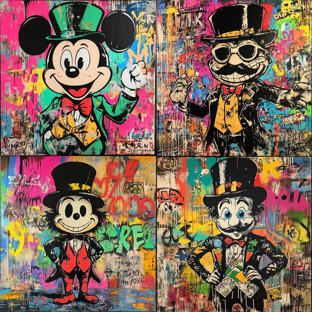 Alec Monopoly style, Midjourney V6.1, render 1 of 4