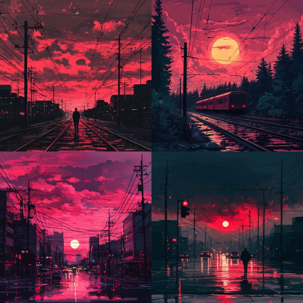 Alena Aenami style, Midjourney V6.1, render 1 of 4
