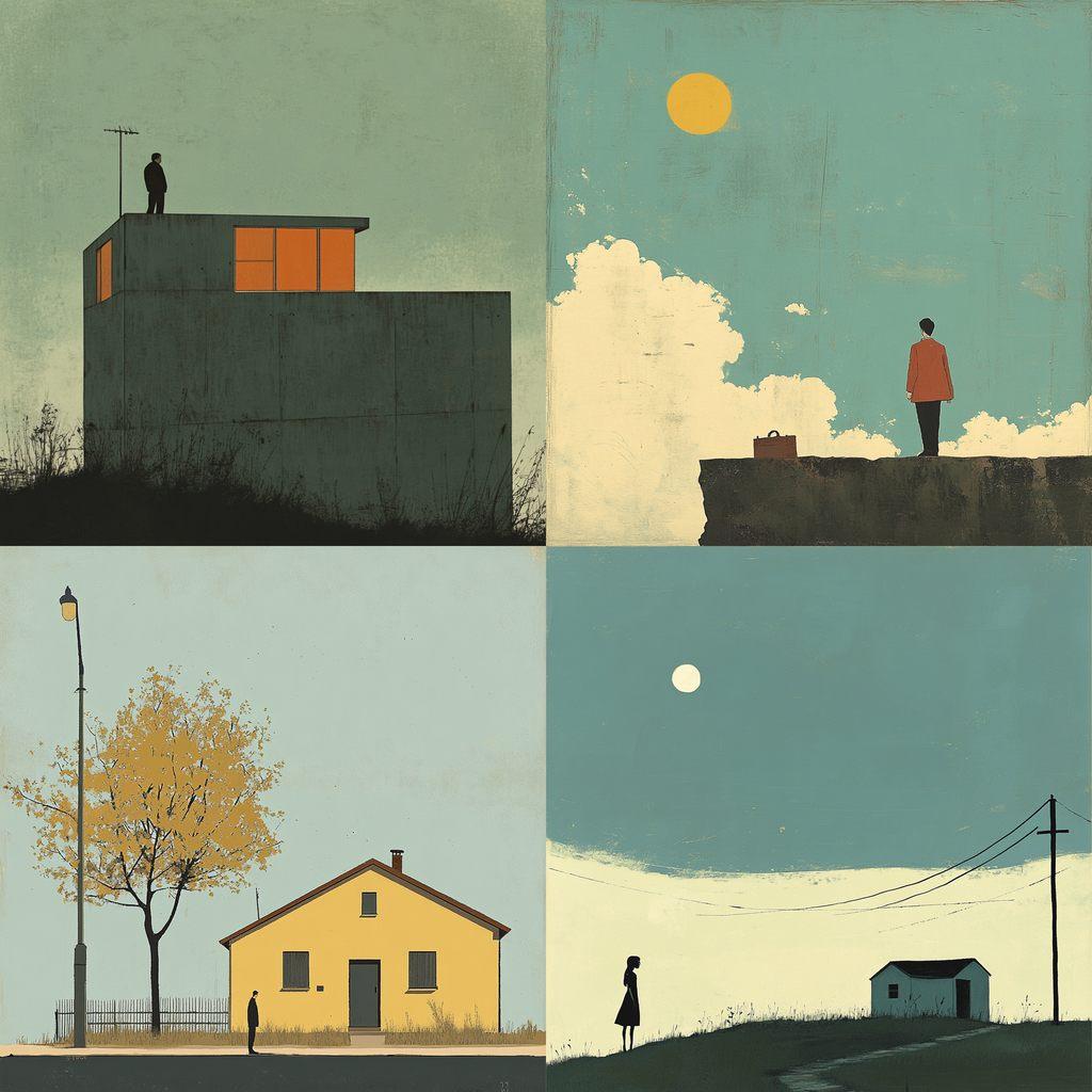 Alessandro Gottardo style, Midjourney V6.1, render 1 of 4