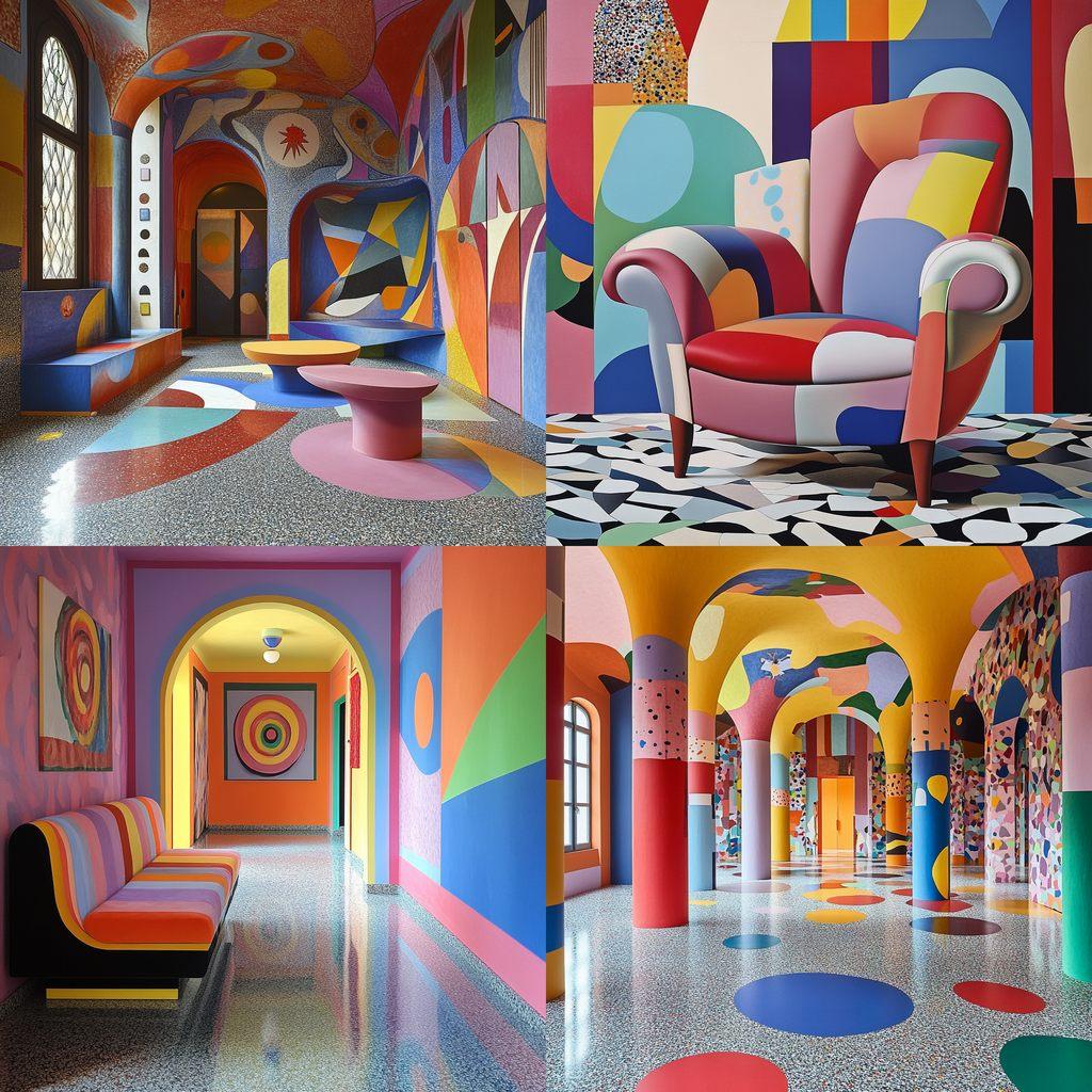 Alessandro Mendini style, Midjourney V6.1, render 1 of 4